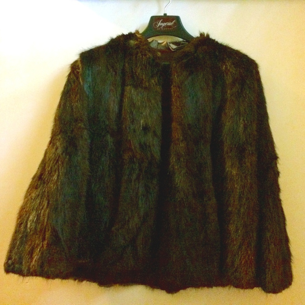 Real Fur Mink Cape with Arm Holes